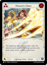 Heaven's Claws (Blue) - Rosetta - Flesh and Blood TCG card