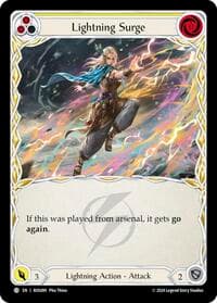 Lightning Surge (Yellow) - Rosetta - Flesh and Blood TCG card