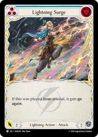 Lightning Surge (Blue) - Rosetta - Flesh and Blood TCG card