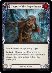 Chorus of the Amphitheater (Red) - Rosetta - Flesh and Blood TCG card