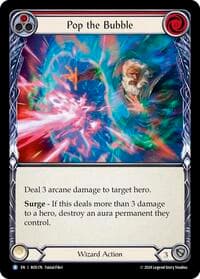 Pop the Bubble (Red) - Rosetta - Flesh and Blood TCG card