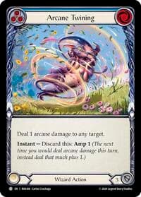 Arcane Twining (Blue) - Rosetta - Flesh and Blood TCG card