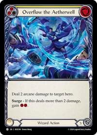 Overflow the Aetherwell (Yellow) - Rosetta - Flesh and Blood TCG card