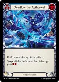Overflow the Aetherwell (Blue) - Rosetta - Flesh and Blood TCG card