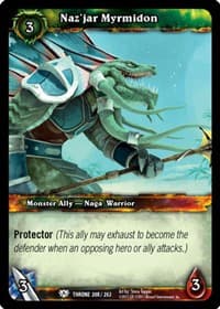 Naz'jar Myrmidon - Throne of the Tides - WoW card