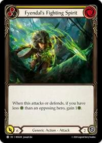 Fyendal's Fighting Spirit (Yellow) - Rosetta - Flesh and Blood TCG card