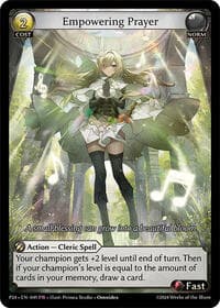Empowering Prayer - Promotional Cards - Grand Archive TCG card