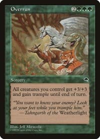 Overrun - Tempest - Magic: The Gathering card