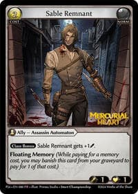 Sable Remnant - Promotional Cards - Grand Archive TCG card