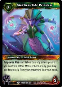Sira'kess Tide Priestess - Throne of the Tides - WoW card