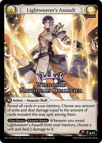 Lightweaver's Assault - Promotional Cards - Grand Archive TCG card