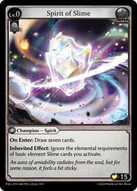 Spirit of Slime - Promotional Cards - Grand Archive TCG card