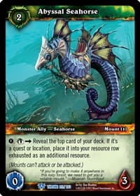 Abyssal Seahorse - Throne of the Tides - WoW card