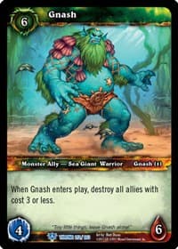 Gnash - Throne of the Tides - WoW card