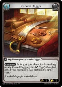 Curved Dagger - Promotional Cards - Grand Archive TCG card
