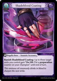 Shadeblood Coating - Promotional Cards - Grand Archive TCG card