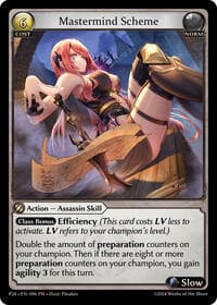 Mastermind Scheme - Promotional Cards - Grand Archive TCG card