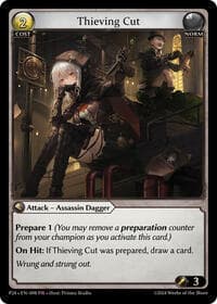 Thieving Cut - Promotional Cards - Grand Archive TCG card
