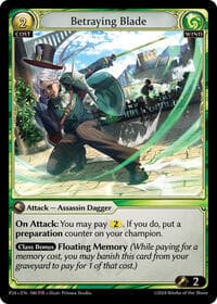 Betraying Blade - Promotional Cards - Grand Archive TCG card