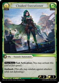 Cloaked Executioner - Promotional Cards - Grand Archive TCG card