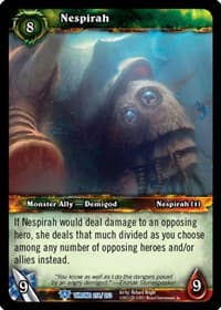 Nespirah - Throne of the Tides - WoW card