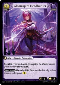Gloamspire Headhunter - Promotional Cards - Grand Archive TCG card
