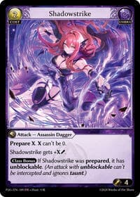 Shadowstrike - Promotional Cards - Grand Archive TCG card