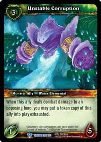 Unstable Corruption - Throne of the Tides - WoW card