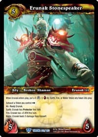 Erunak Stonespeaker - Throne of the Tides - WoW card