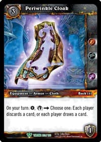 Periwinkle Cloak - Throne of the Tides - WoW card
