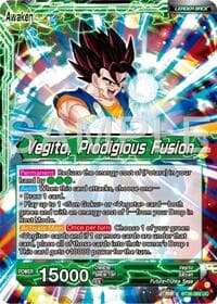 Son Goku & Vegeta // Vegito, Prodigious Fusion - Ultimate Advent - Dragon Ball Super: Masters card