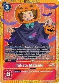 Takato Matsuki (Halloween Event 2024) - Secret Crisis - Digimon Card Game card