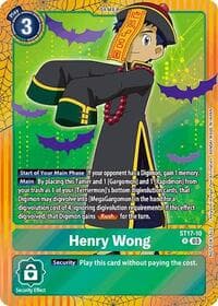 Henry Wong (Halloween Event 2024) - Starter Deck 17: Double Typhoon Advanced Deck Set - Digimon Card Game card