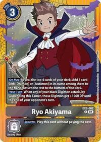 Ryo Akiyama (Halloween Event 2024) - Digital Hazard - Digimon Card Game card