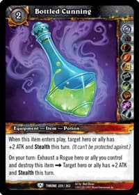 Bottled Cunning - Throne of the Tides - WoW card