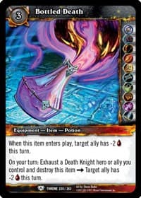 Bottled Death - Throne of the Tides - WoW card