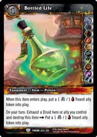 Bottled Life - Throne of the Tides - WoW card
