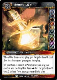 Bottled Light - Throne of the Tides - WoW card
