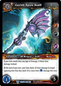 Cerith Spire Staff - Throne of the Tides - WoW card