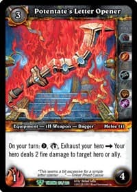 Potentate's Letter Opener - Throne of the Tides - WoW card