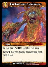The Last Living Lorekeeper - Throne of the Tides - WoW card