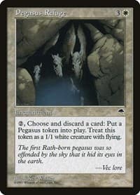 Pegasus Refuge - Tempest - Magic: The Gathering card