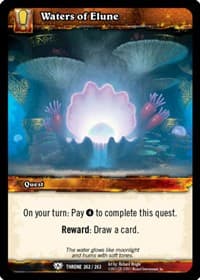 Waters of Elune - Throne of the Tides - WoW card