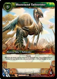 Wasteland Tallstrider (LOOT) - Loot Cards - WoW card