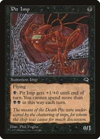 Pit Imp - Tempest - Magic: The Gathering card