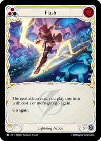 Flash (Yellow) - Rosetta - Flesh and Blood TCG card
