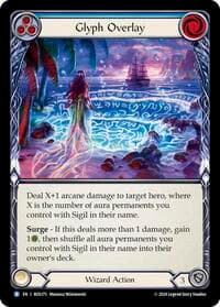 Glyph Overlay (Blue) - Rosetta - Flesh and Blood TCG card