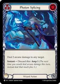 Photon Splicing (Blue) - Rosetta - Flesh and Blood TCG card