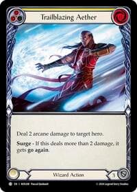 Trailblazing Aether (Yellow) - Rosetta - Flesh and Blood TCG card
