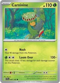Carnivine - SV07: Stellar Crown - Pokemon card